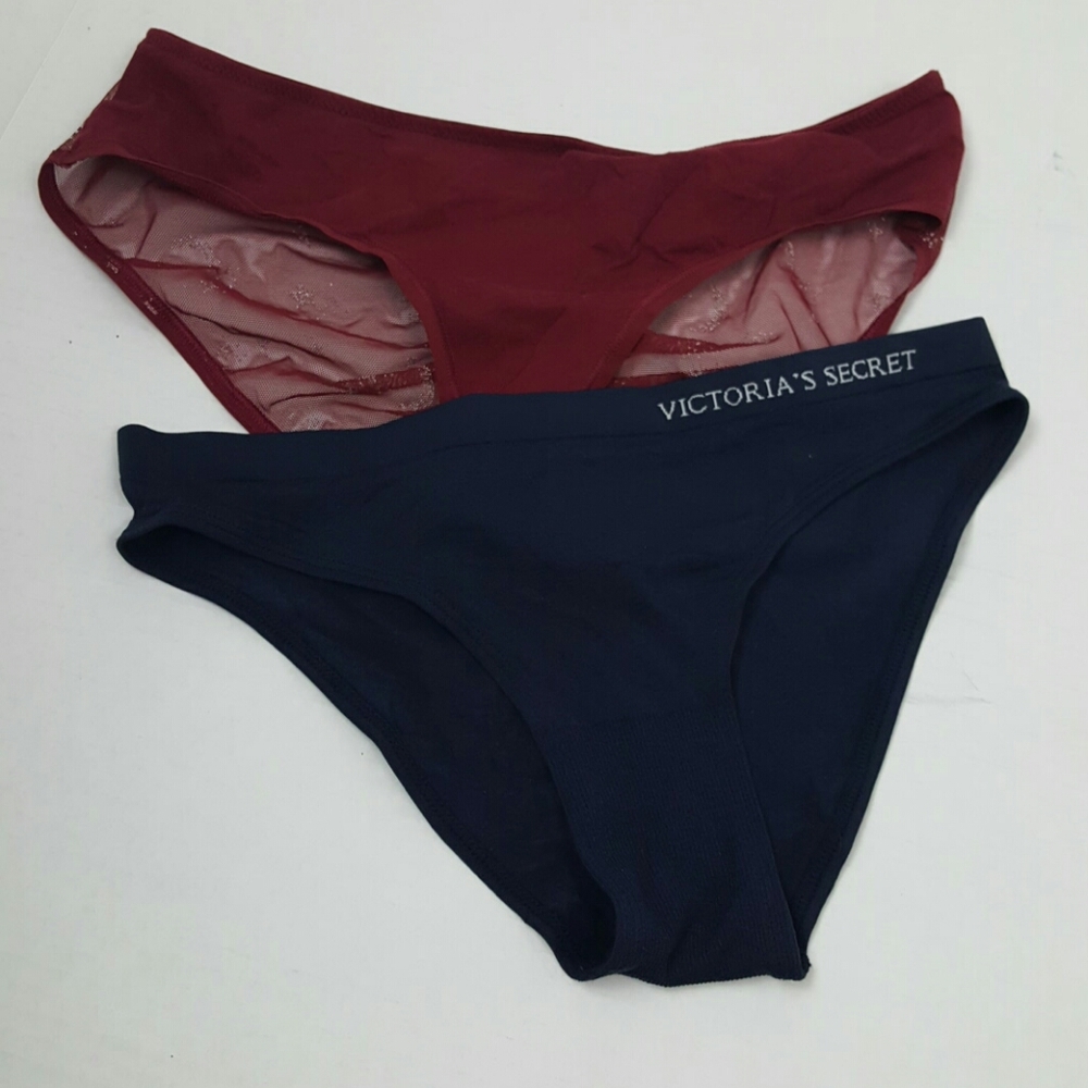 Bundle Lot of 2 Victoria Secret panties women size M New